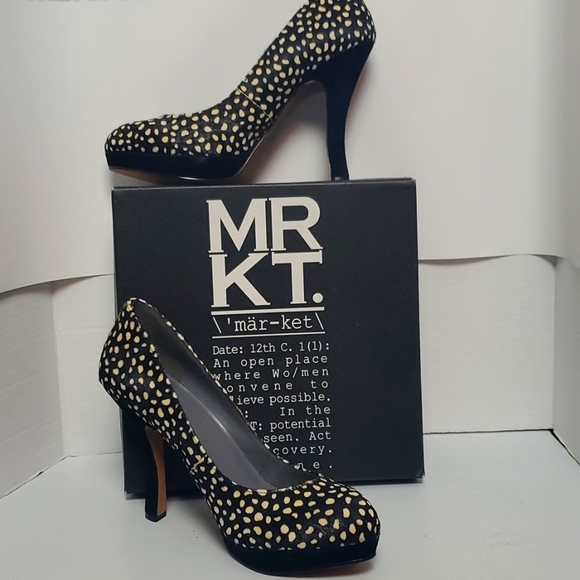 MRKT. Polka Dot Pony Heels - Picture 3 of 4